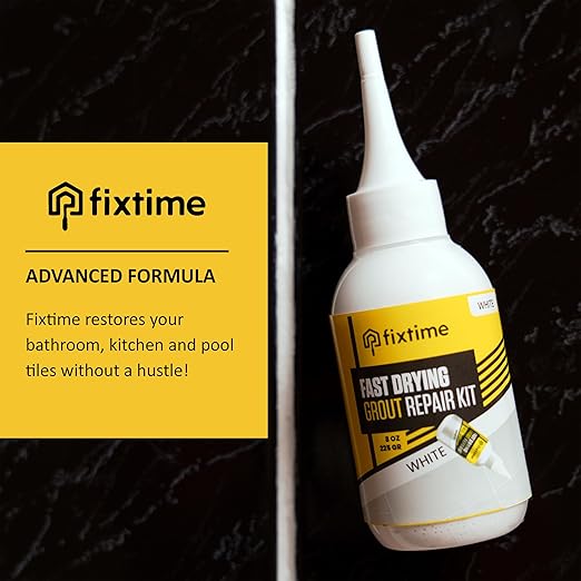 Grout Repair Kit, White Grout Filler Tube, 8oz