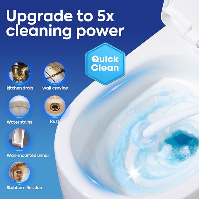 50 Count Toilet Wand Refills for Clorox, Premium Toilet Cleaner Refill Pads, Replacement Brush Heads Compatible With Most Toilet Wand Refill System, No Falling Apart, Fresh Fragrance