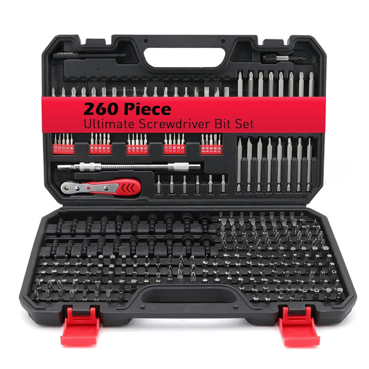 260-Piece Ultimate Precision Screwdriver Bit Set, Premium | Hand Tools - Image 1