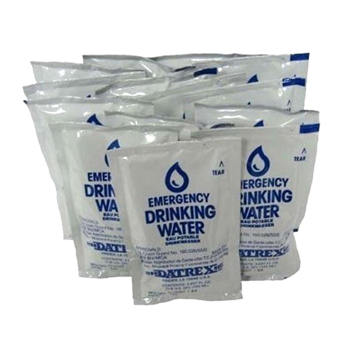 Datrex Emergency Water Packet 4.227 oz - 3 Day/72 Hour Supply (18 - Image 1