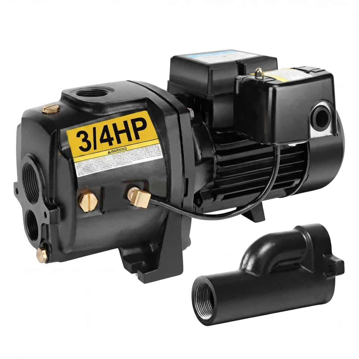 Shallow/Deep Well Jet Pump, Cast Iron Convertible Pump - Image 1