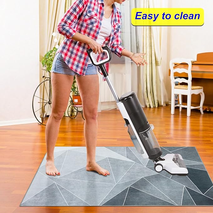 Office Chair Mat for Hardwood Floor & Low-Pile Carpet, 55"x35" Office Mat Easy to Move,Floor Mat for Office Chair,Rolling Desk Mat - Anti-Slip Desk Chair Mat for Laminate/Tile Floor, Black