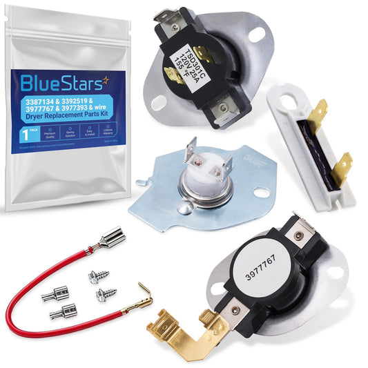 BlueStars 3387134 Cycling Thermostat 3392519 Dryer Thermal - Image 1