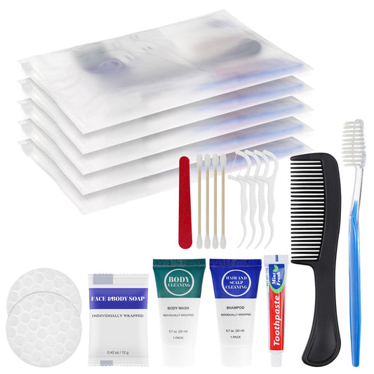Toiletry Kits Travel Essentials Disposable Hygiene Bulk - Image 1