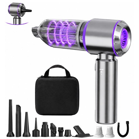 Mini Car Vacuum Cleaner Portable Cordless, 21000PA High - Image 1