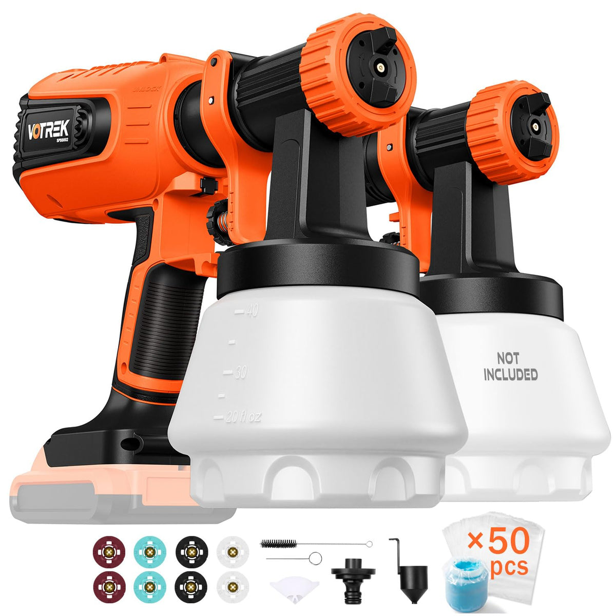 Cordless Paint Sprayer Compatible with Dewalt 20V MAX | Home Repair - Image 1