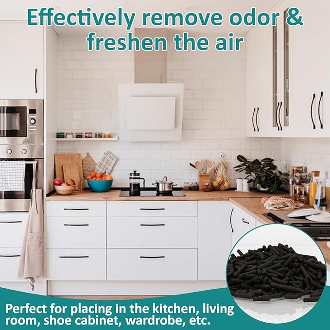 Sukh 310g Activated Carbon Pellets - Activated Charcoal Bulk Activated Carbon Aquarium Charcoal Pellets Activated Charcoal Filter Carbon Aquarium Filter for Waterbox Aquariums Pond Fish Tank