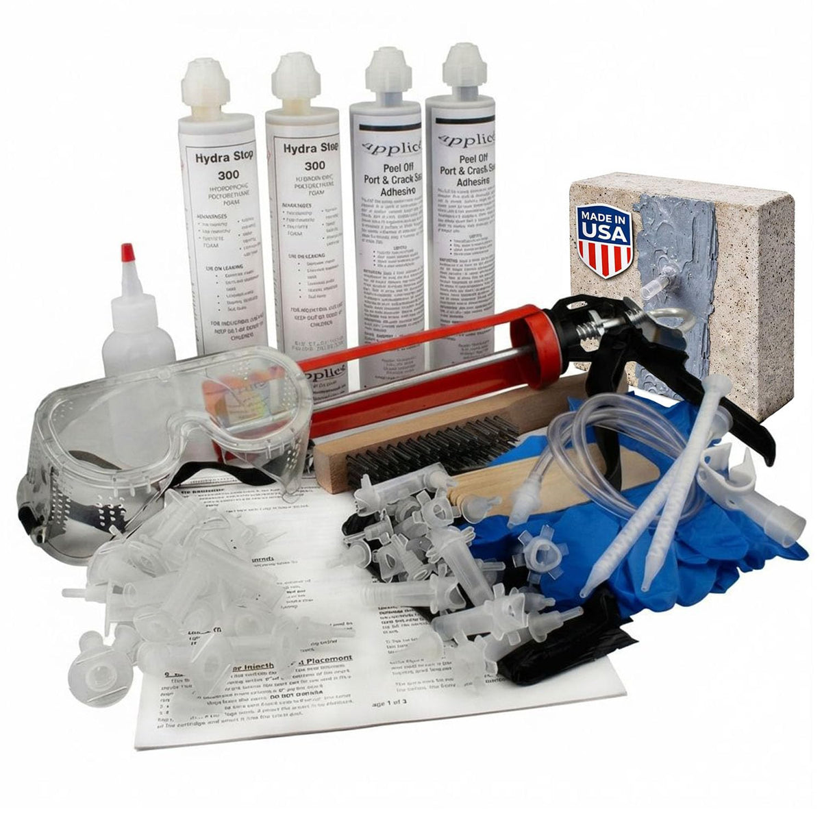 10ft Peel-Off Paste Foundation Crack Repair Kit, Hydra | Home Repair - Image 1