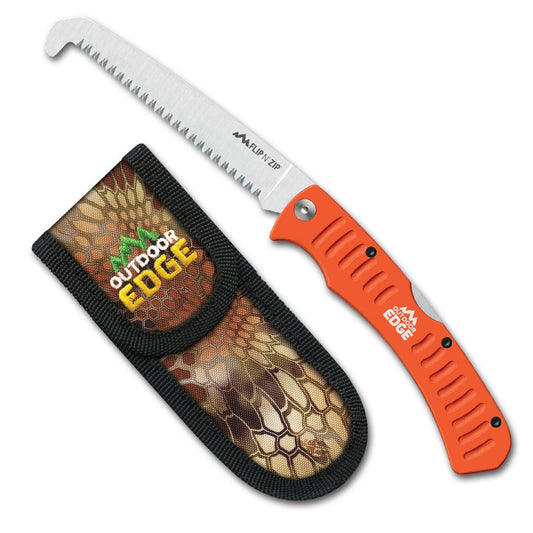 Outdoor Edge 4.4" Flip N' Zip Saw - Lightweight Folding - Image 1