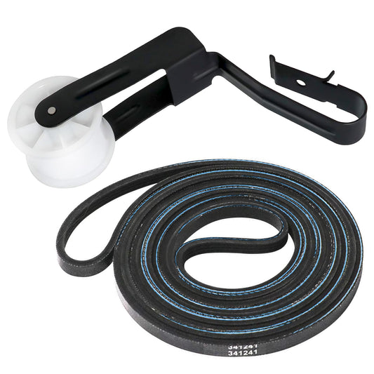 341241 691366 Dryer Drum Belt & Pulley Kit by Beaquicy - Image 1