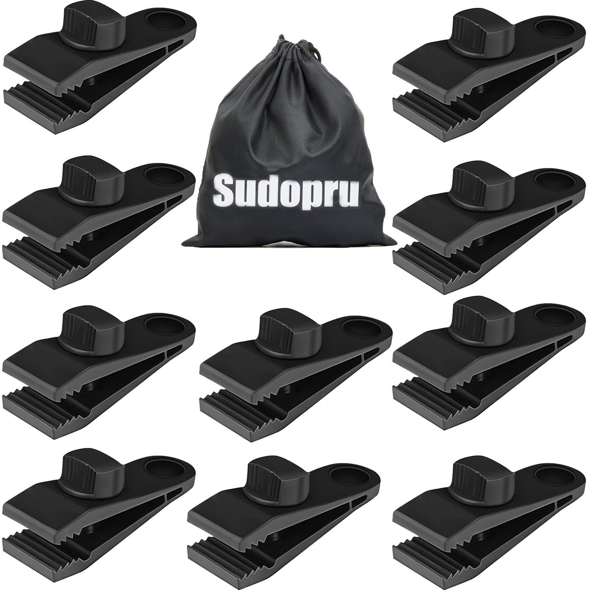 Tarp Clips Heavy Duty Lock Grip, 10 Pcs Tarp Clamps - Image 1