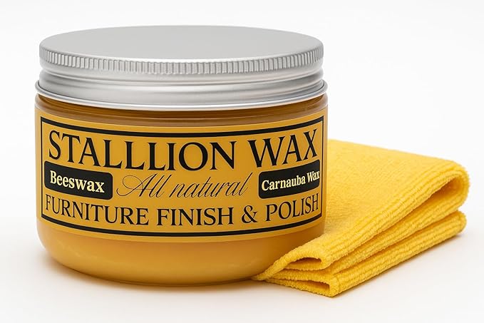 Premium Beeswax Wood Polish Conditioner – Finishing Wax - Protect, Restore and Waterproof Furniture, Cabinets & Antiques – Conditioning and Protective Finish for All Types and Colors