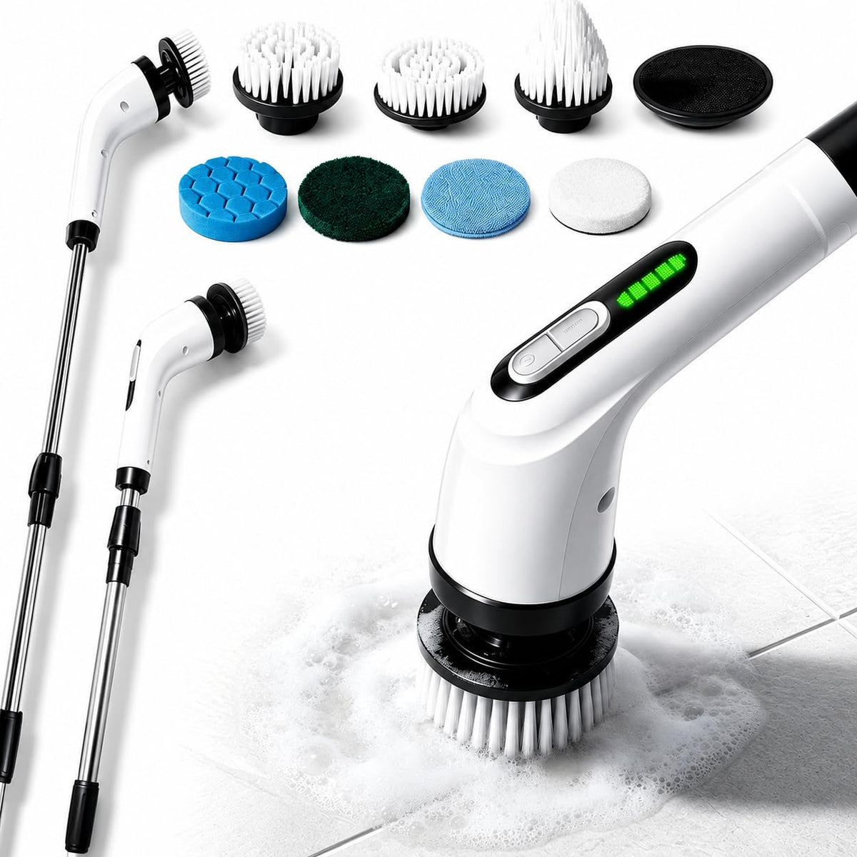 Electric Spin Scrubber for Bathroom, IPX7 Waterproof - Image 1