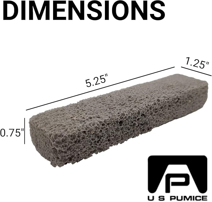PUMIE Scouring Stick, Heavy Duty, HDW by U.S. Pumice, Remove Toilet Stains, Hard Water Rings, Rust and Paint, Carbon Buildups (1 Pack)