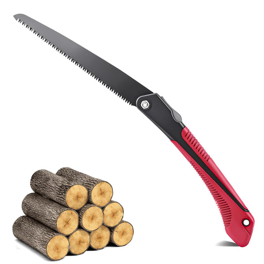 Folding Saw, 10inch Hand Saw for Wood Cutting and Pruning Saw - Image 1
