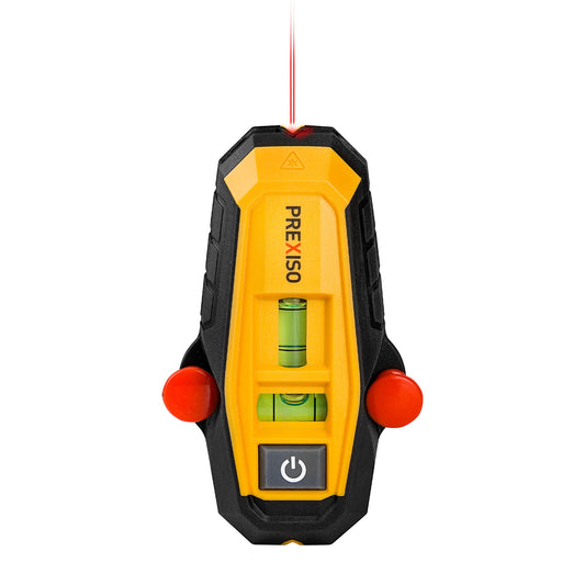PREXISO 2-in-1 Laser Level with Bubble Vials & Magnetic Nail - Image 1