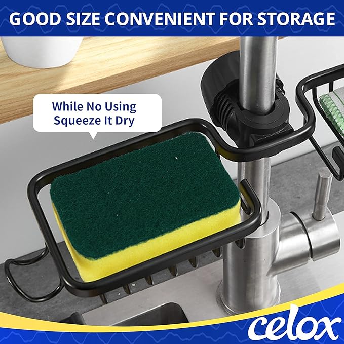 CELOX Scrub Sponges for Washing Dishes and Cleaning Kitchen, 24 Pack, Yellow