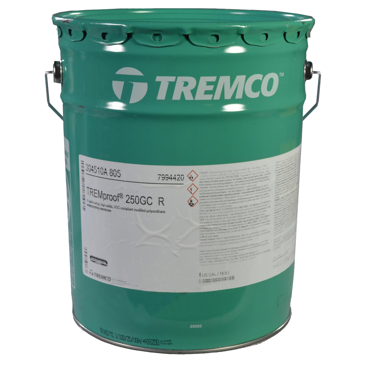 Tremco TREMproof 250GC Roller Grade Waterproof Coating 5 Gallon - Image 1