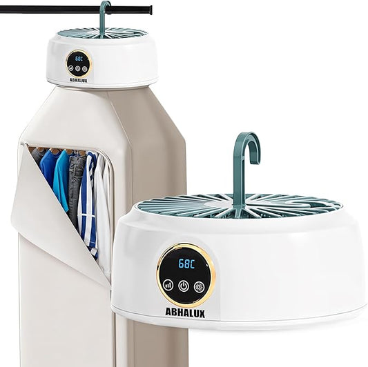 Mini Dryer For Clothes – Portable Laundry Machine, Compact Electric Dryer For Apartments, Travel & Small Spaces Fast Drying With Adjustable Timer And Wrinkle Care