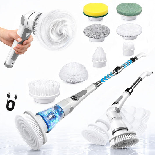 Electric Spin Scrubber, Cordless Shower Scrubber Brush - Image 1