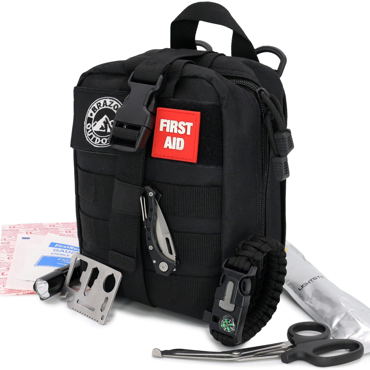 The Brazos First Aid Survival Kit, 250 Pieces - Image 1