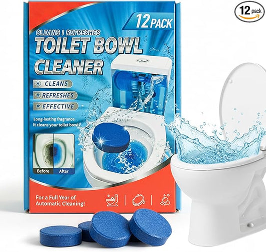 Blue Automatic Toilet Tank Cleaners, Long-Lasting Household Toilet Cleaners,Toilet flush Cleaning & Deodorizer