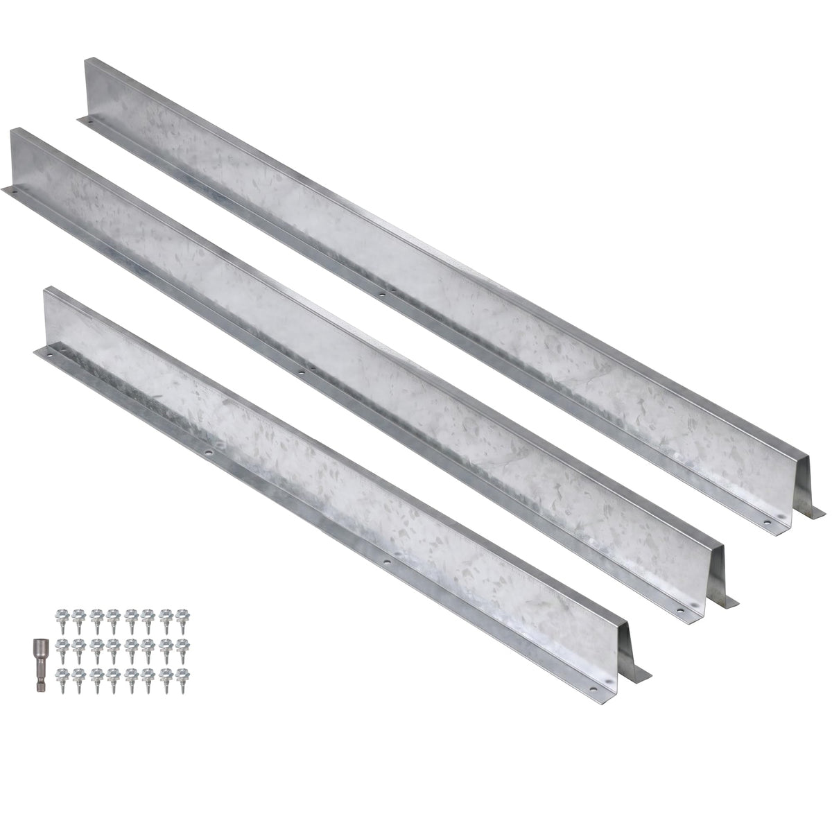 9FT Garage Door Strut, Heavy Duty Steel Reinforcement Brace - Image 1