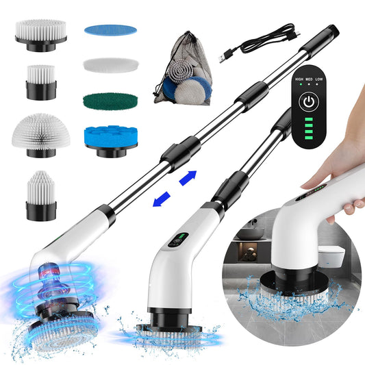 PPLEE Electric Spin Scrubber, Cordless Spin Scrubber - Image 1