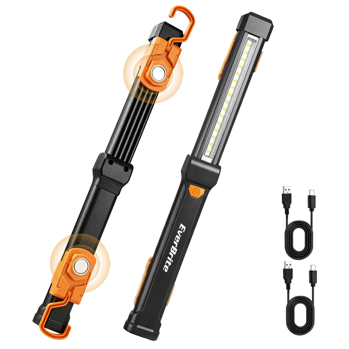 EverBrite 1000LM Work Light, Rechargeable Magnetic Flashlight - Image 1