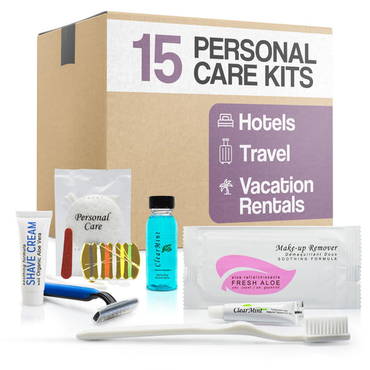 Personal Care Travel Toiletries | 1-Shoppe Amenities Kit | - Image 1