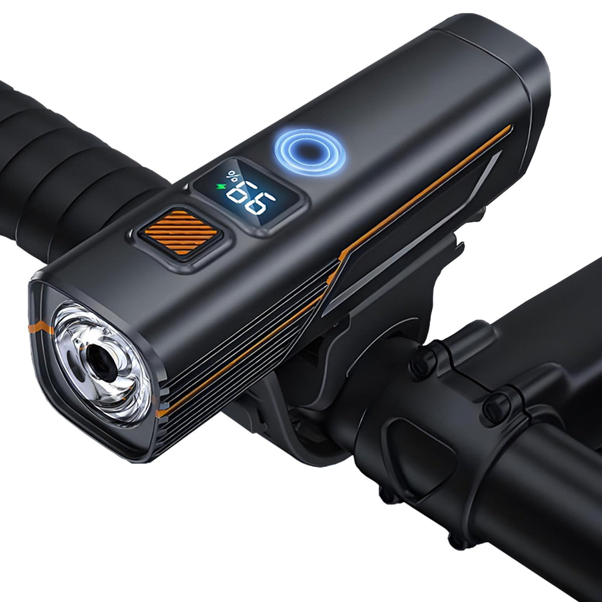 High Lumens Super Bright Bike Lights for Night Riding,Precision Battery Display&Smart Auto Light Sensor,5Modes,USB Rechargeable Bike Headlight,Bicycle Lights for Road,Mountain,Cycl