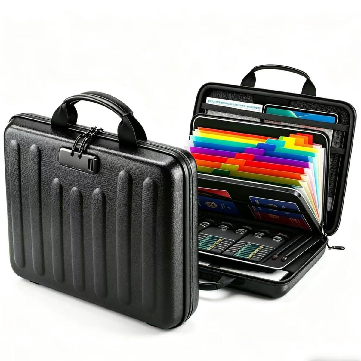 Fireproof Document Organizer with Lock, Waterproof | Home Organization - Image 1