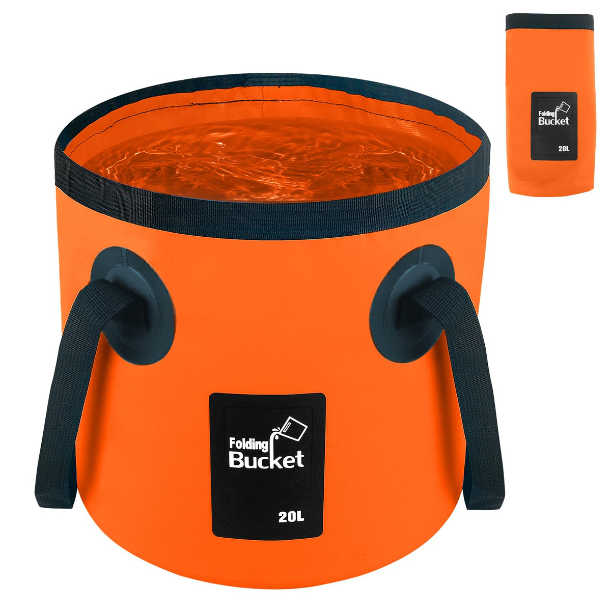 5 Gallon Bucket, Collapsible Bucket with Handle | Laundry & Clothing - Image 1
