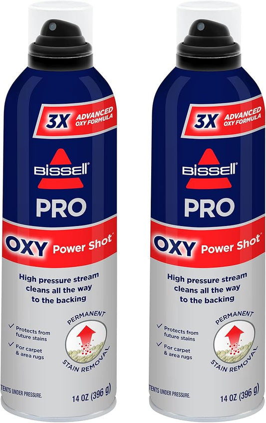 Bissell Professional Power Shot Oxy Carpet Spot & Stain Remover, 14 oz (Pack of 2), 95C9L