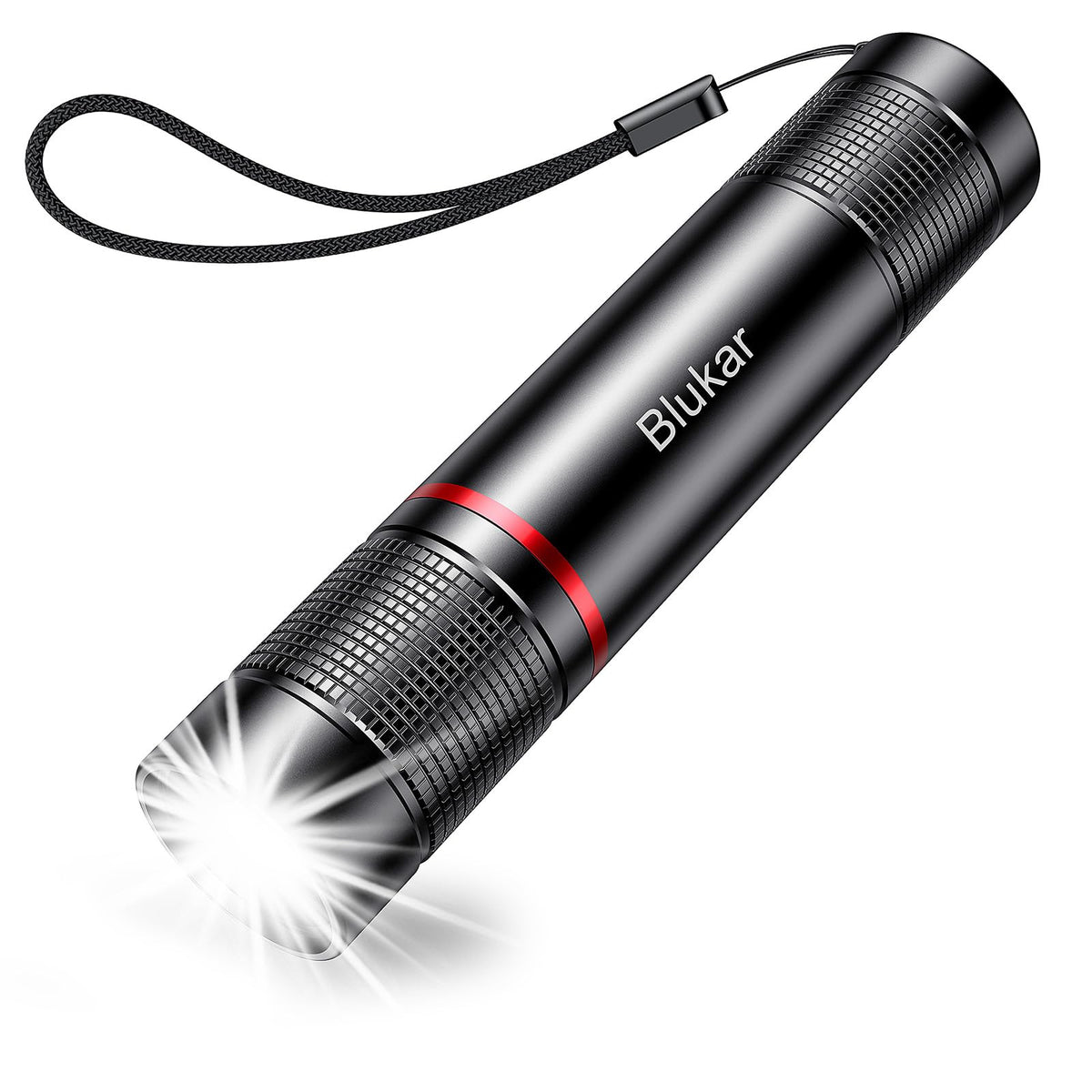 Blukar Rechargeable Flashlight, Super Bright Adjustable Focus - Image 1