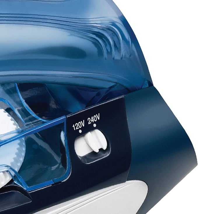 Brentwood MPI-45 Travel Iron with Steam 800-Watt Dual Voltage,Non-Stick,Blue