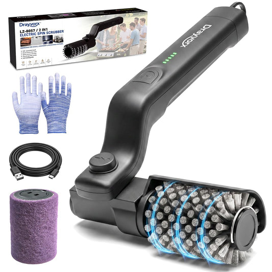 Electric Grill Brush, 20kg High Torque Grill Cleaner with 3 Speed - Image 1