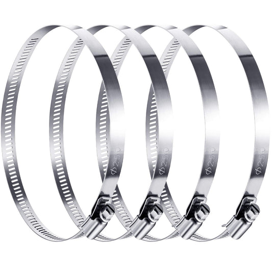 Boao 4 Pieces Adjustable 304 Stainless Steel Duct Hose | Hand Tools - Image 1