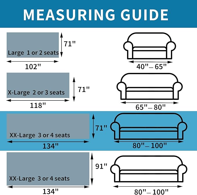 HAOMAIJIA Non Slip Couch Cover Sofa Covers for 3 Cushion Couch Washable sectional Couch Covers for Dogs pet Furniture Protector Couch Cover Blanket for Living Room (TM-Grey, 71"x134")
