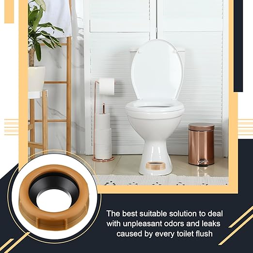 Marsui 8 Pack Toilet Wax Ring Thick Toilet Bowl Wax Ring Gasket Seal for 3-inch/4-inch Waste Line-Gas, Odor and Watertight Seal (Extra Thick)