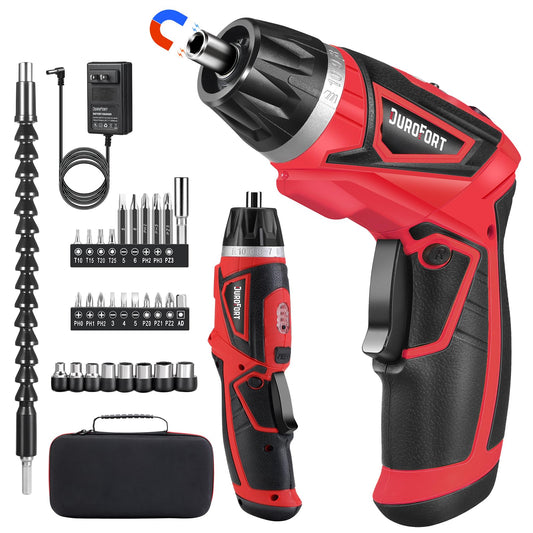 Cordless Electric Screwdriver Set, 8V 10Nm Rechargeable - Image 1