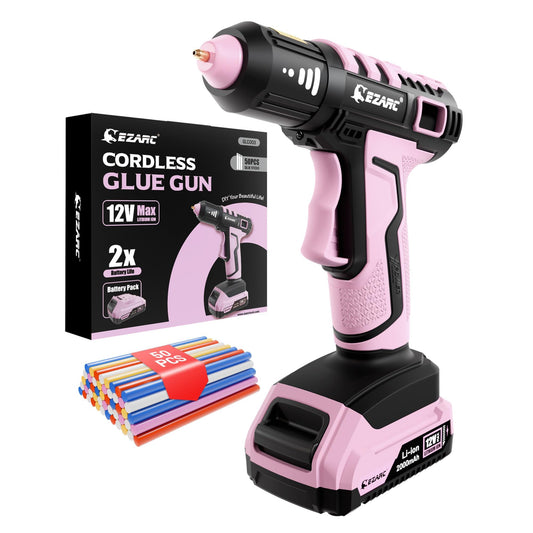 EZARC 12V Cordless Hot Glue Gun, 15s Fast Heating - Image 1