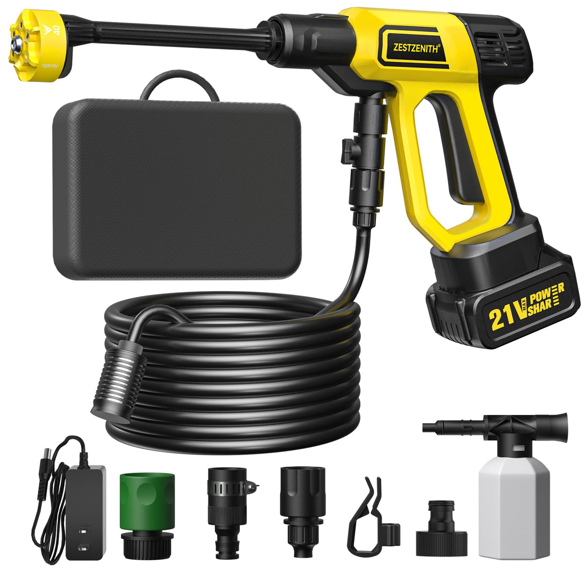 Cordless Pressure Washer Battery Powered, Handheld Cordless Power - Image 1