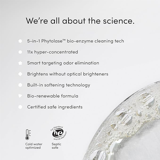 Dirty Labs | Signature Sustainable Set | Signature 80 Loads & Bio-Enzyme Booster | Hyper-Concentrated | High Efficiency & Standard Machine Washing | Nontoxic, Biodegradable