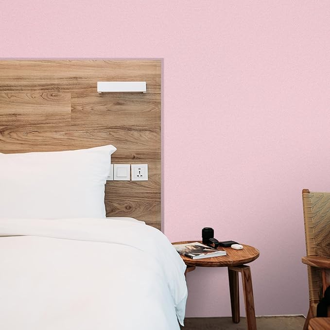 Peel and Stick Wallpaper Pink Silk Wall Paper - 15.7 x 200 Inch Self Adhesive Wallpaper Peel and Stick, Easy to Paste Wall Contact Paper for Stand Liner, Table and Door Makeover Decor