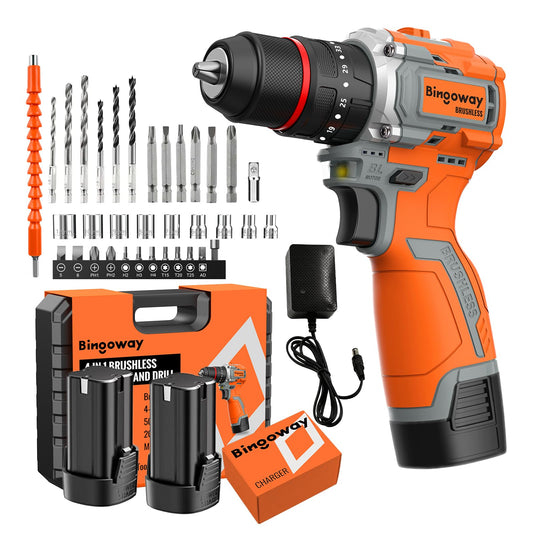 Brushless Cordless Drill Set, 16.8V 4-in-1 Electric Drill - Image 1