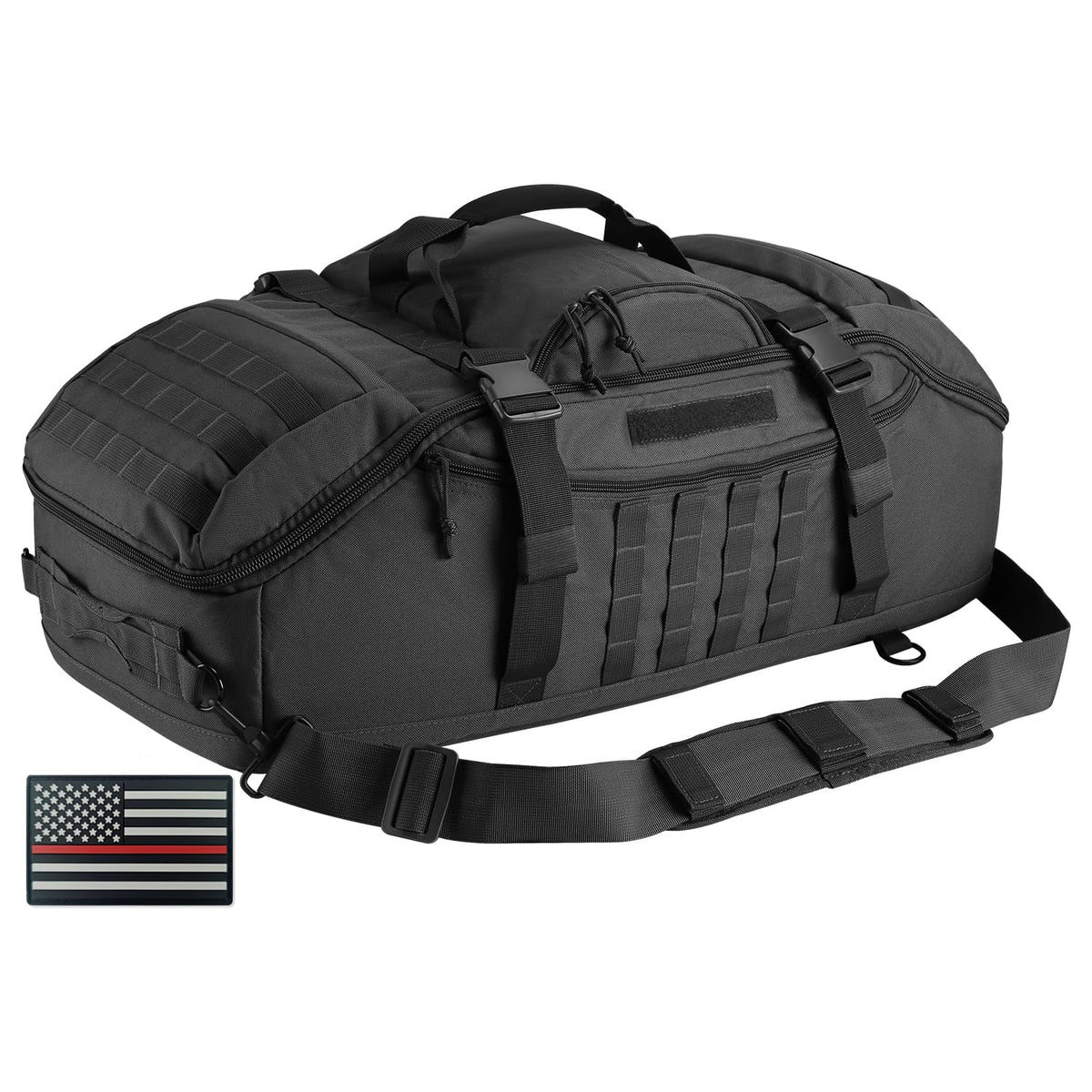 Hannibal Tactical 65L Large Duffle Bag, 3-in-1 Tactical | Home Repair - Image 1