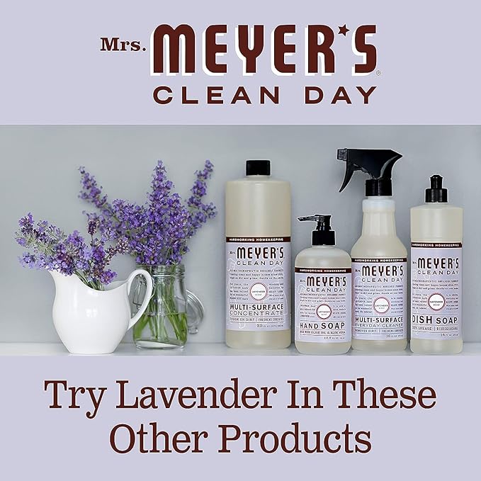 Mrs. Meyer’s Clean Day Lavender Laundry Detergent Concentrated Loads Per Bottle (64 Fl Oz (Pack of 4))