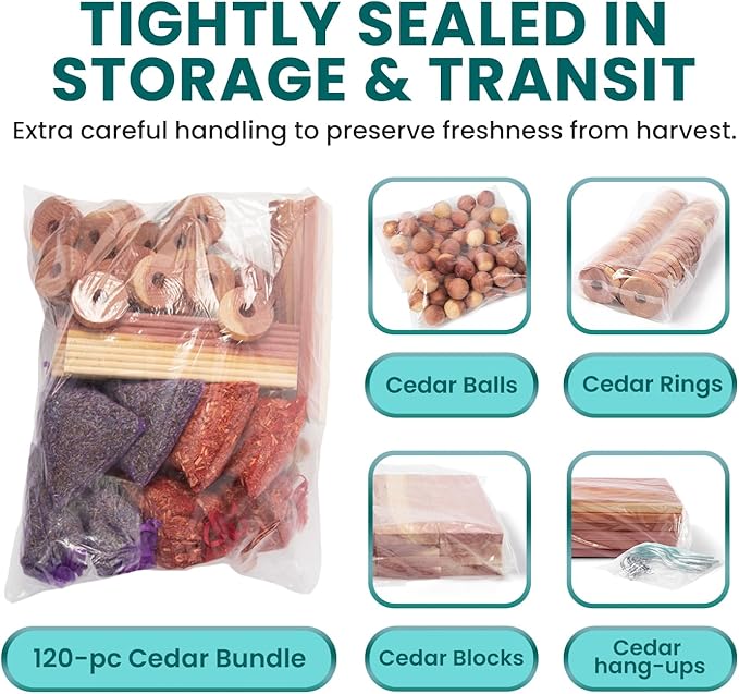 36 Cedar Blocks for Clothes Storage - Cedar Chips for Closets and Drawers - Moth Balls Repellent for Closets - Cedar Planks - Cedar for Closets - Cedar Hangers for Closet - Cedar Wood for Closets