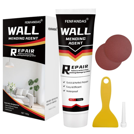 Drywall Hole Patch & Wall Repair Kit with Spackle Tools - Image 1